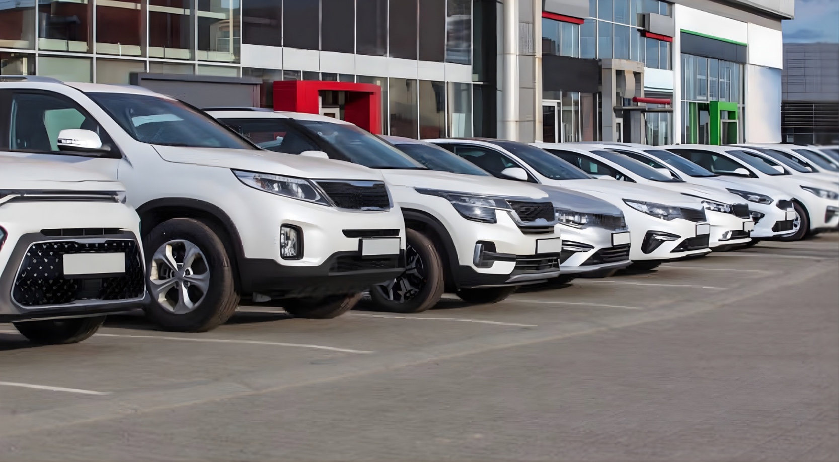 Professional vehicle dealership lot